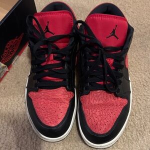 Rare Jordan 1 Red and Black Sneakers